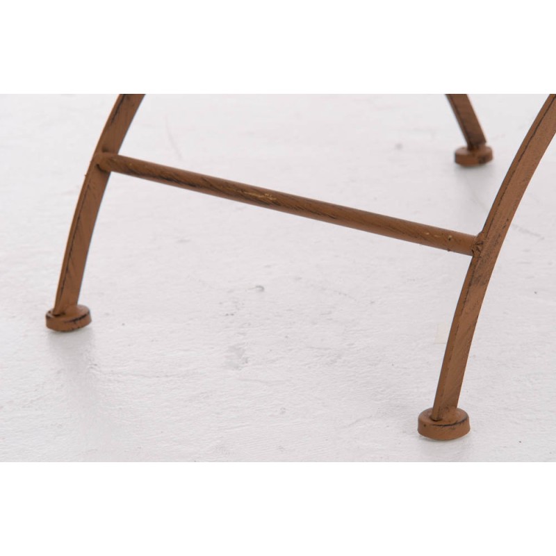 Adara-tuoli nostalginen rautainen puutarhatuoli antiikkipatinalla