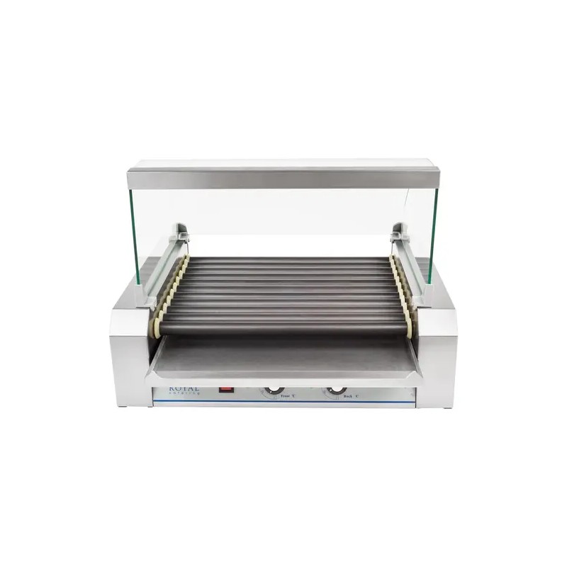 Royal Catering RCHG-11T Hot Dog -grilli, 11 Teflon-rullaa, 2200 W 16,40 kg