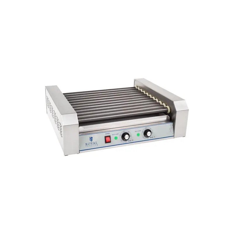 Royal Catering RCHG-11T Hot Dog -grilli, 11 Teflon-rullaa, 2200 W 16,40 kg
