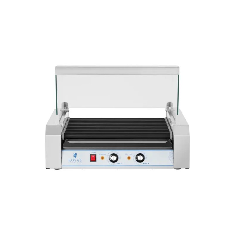 Royal Catering RCHG-11T Hot Dog -grilli, 11 Teflon-rullaa, 2200 W 16,40 kg