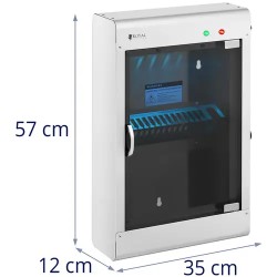 Royal Catering RC-KSSS201 UV-sterilisattori veitsille, 14 kpl, ruostumaton teräs