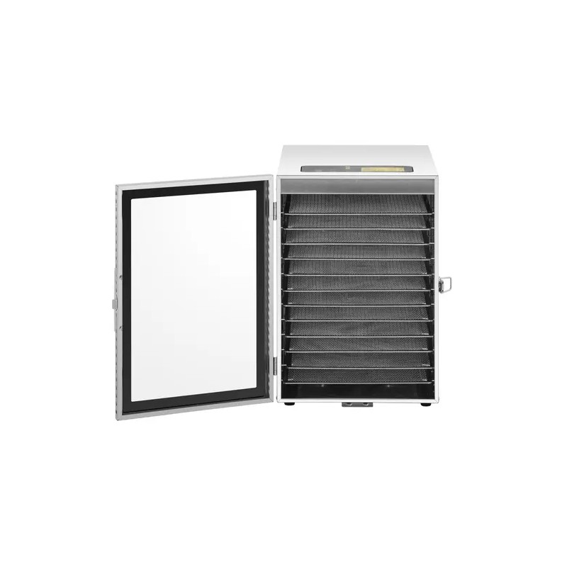 Royal Catering ruoankuivuri 800 W, 12 tasoa, ruostumaton teräs