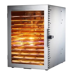 Royal Catering ruoankuivuri 800 W, 12 tasoa, ruostumaton teräs