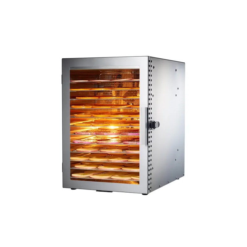 Royal Catering ruoankuivuri 800 W, 12 tasoa, ruostumaton teräs
