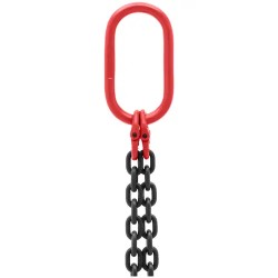 Steinberg Systems nostoketju 2800 kg, 2 x 1 m, musta/punainen