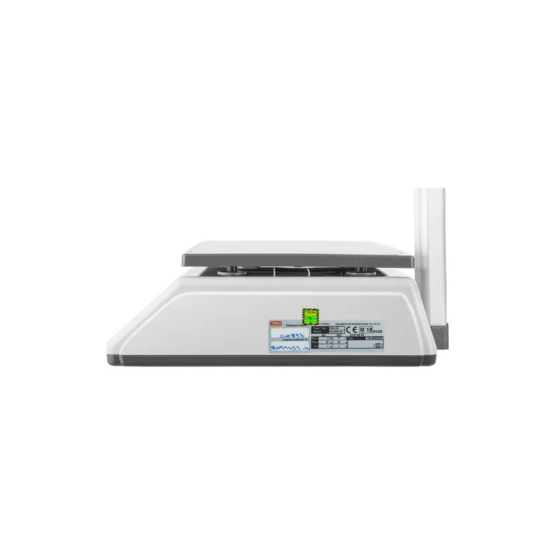 Hintausvaaka TEL006B1D-V2-B1 3 kg/1 g - 6 kg/2 g 23 x 30 cm LED-näytöllä