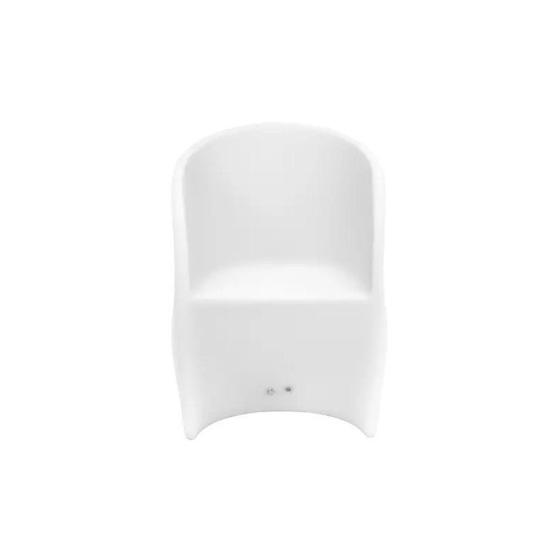 Royal Catering LED-nojatuoli 80 x 60 cm RGBW akkukäyttöinen mattavalkoinen