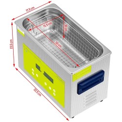 Ultraäänipesuri PROCLEAN 4.5S 4,5 l 40 kHz 120 W Degas-toiminnolla