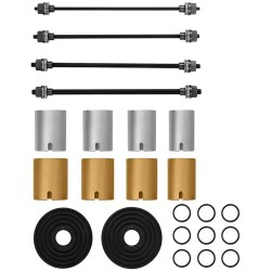 Pyöränlaakerien ja alustan puslien puristinsarja, 34–82 mm