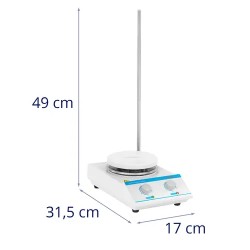 Magneettisekoitin lämpölevyllä 5 l 1500 kierrosta/min