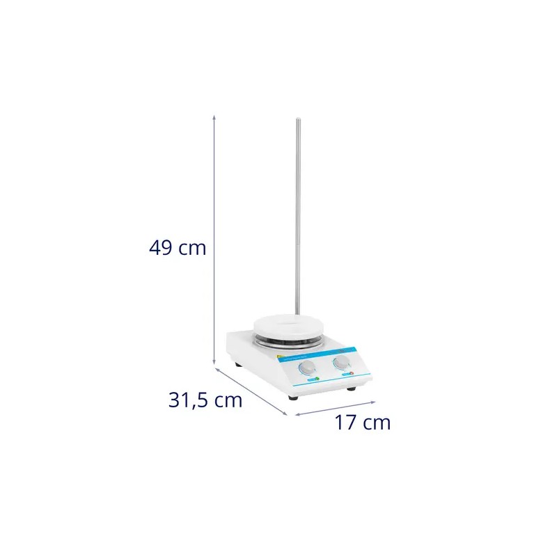 Magneettisekoitin lämpölevyllä 5 l 1500 kierrosta/min