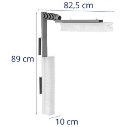 Karjan harja 2 kpl 50 x 10 cm jousella sisä- ja ulkokäyttöön