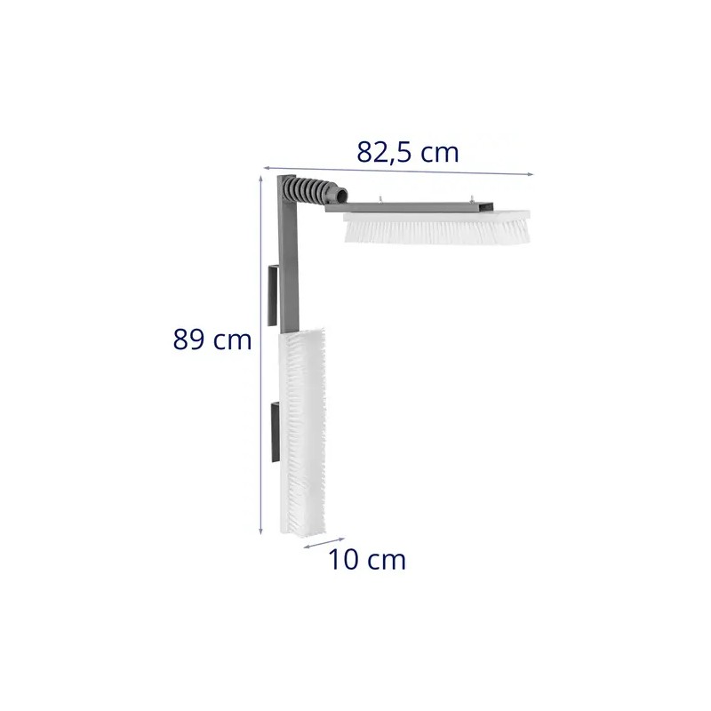 Karjan harja 2 kpl 50 x 10 cm jousella sisä- ja ulkokäyttöön