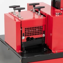Sähköinen kaapelinkuorimakone 3000 W 400 V 7 syöttöaukkoa max 120 mm