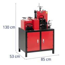 Sähköinen kaapelinkuorimakone 3000 W 400 V 7 syöttöaukkoa max 120 mm