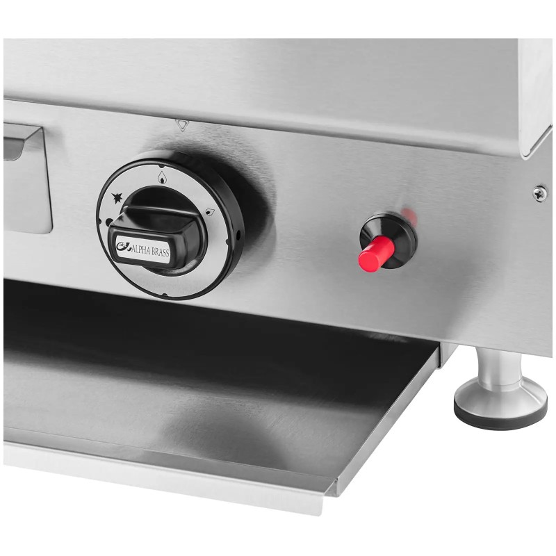 Royal Catering Lavakivigrilli maakaasu 50 x 47 cm 2 x 7200 W