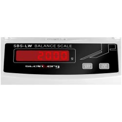 SBS-LW-2000N Tarkkuusvaaka 2000 g / 0,01 g, valkoinen 1,25 kg