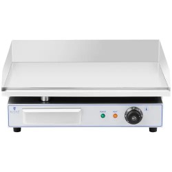 Royal Catering sähkögrilli 550 x 350 mm, 3000 W, sileä teräspinta
