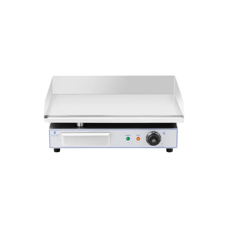 Royal Catering sähkögrilli 550 x 350 mm, 3000 W, sileä teräspinta