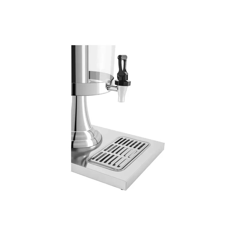 Juoma-annostelija 7 l retrodesign, ruostumaton teräs ja muovi