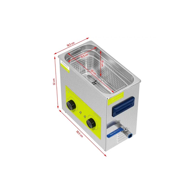 Ulträänipuhdistin PROCLEAN 6.5MS 6,5 l 40 kHz 180 W