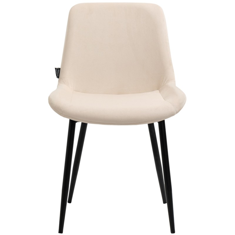 Victoria samettipäällysteiset ruokapöydän tuolit, 4 kpl setti, moderni muotoilu