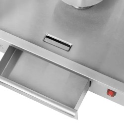 Kaasulämmitteinen döner-grilli 5 poltintta 20 kW 80 kg kapasiteetti