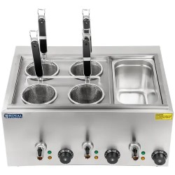 Royal Catering RCNK-4-GN Pasta-keitin 4 korilla ja GN 1/3 -astialla