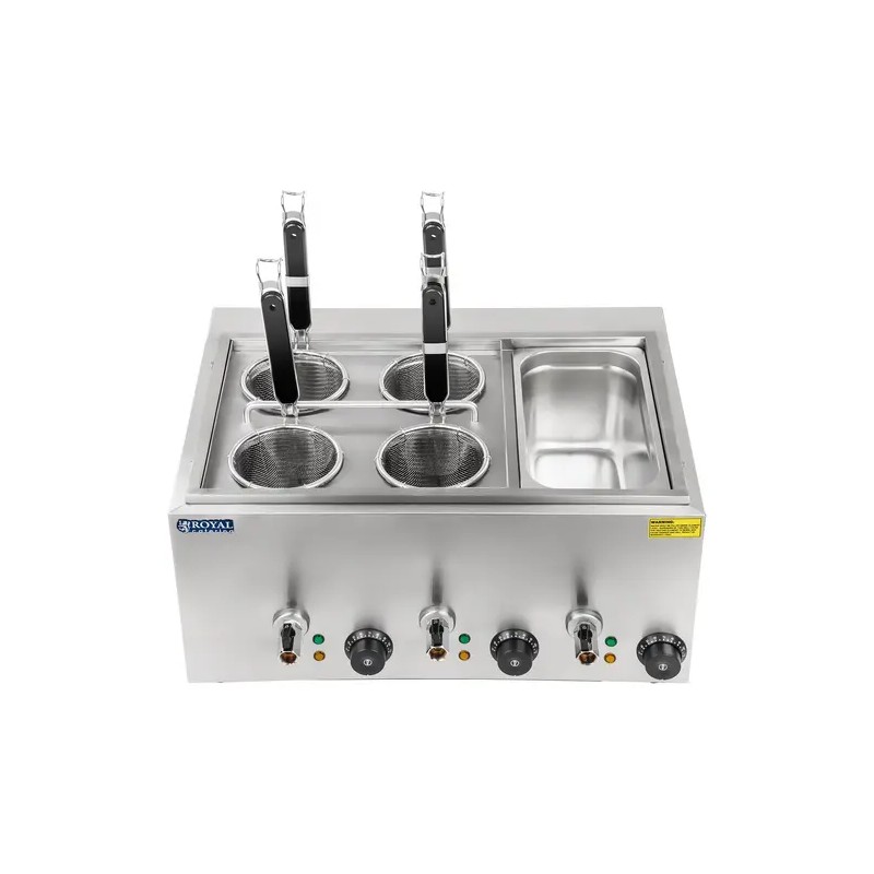 Royal Catering RCNK-4-GN Pasta-keitin 4 korilla ja GN 1/3 -astialla