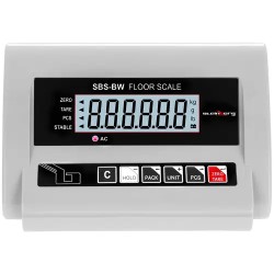 Lattiavaaka SBS-BW-5T 5000 kg / 2 kg 150 x 150 cm LCD-näytöllä 151 kg