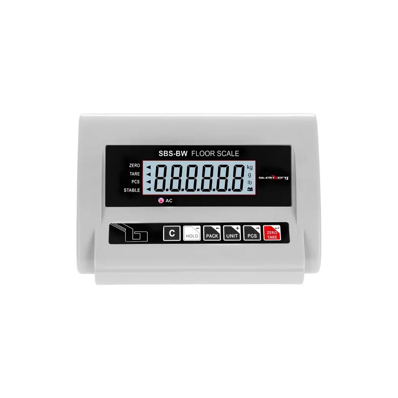 Lattiavaaka SBS-BW-5T 5000 kg / 2 kg 150 x 150 cm LCD-näytöllä 151 kg