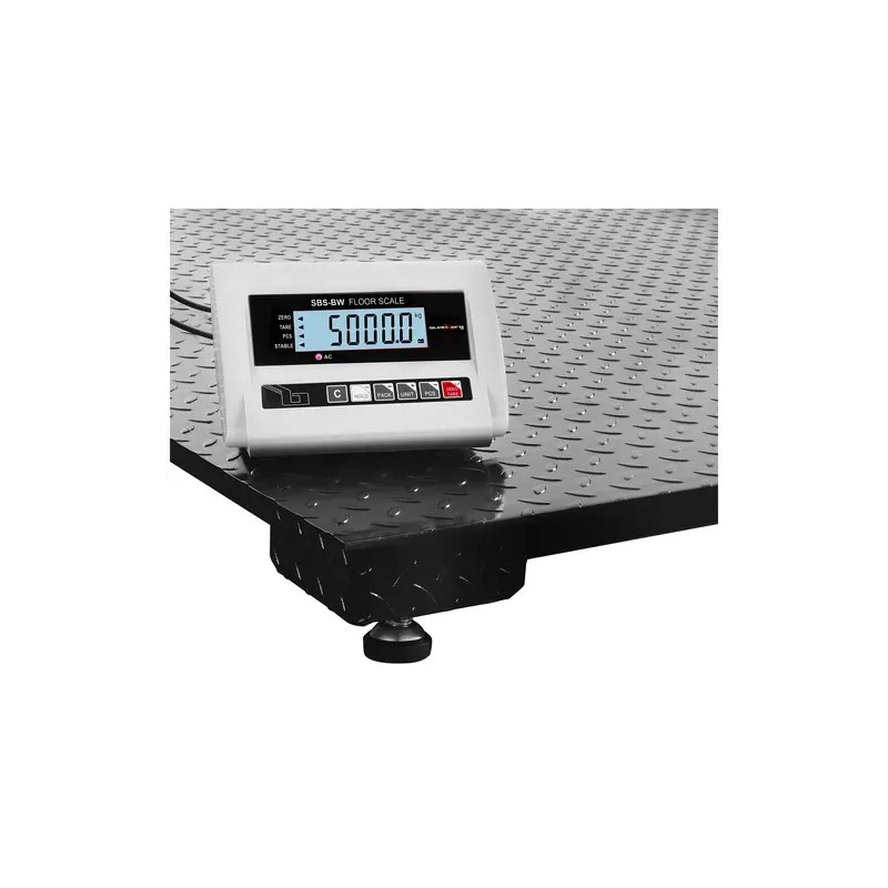 Lattiavaaka SBS-BW-5T 5000 kg / 2 kg 150 x 150 cm LCD-näytöllä 151 kg