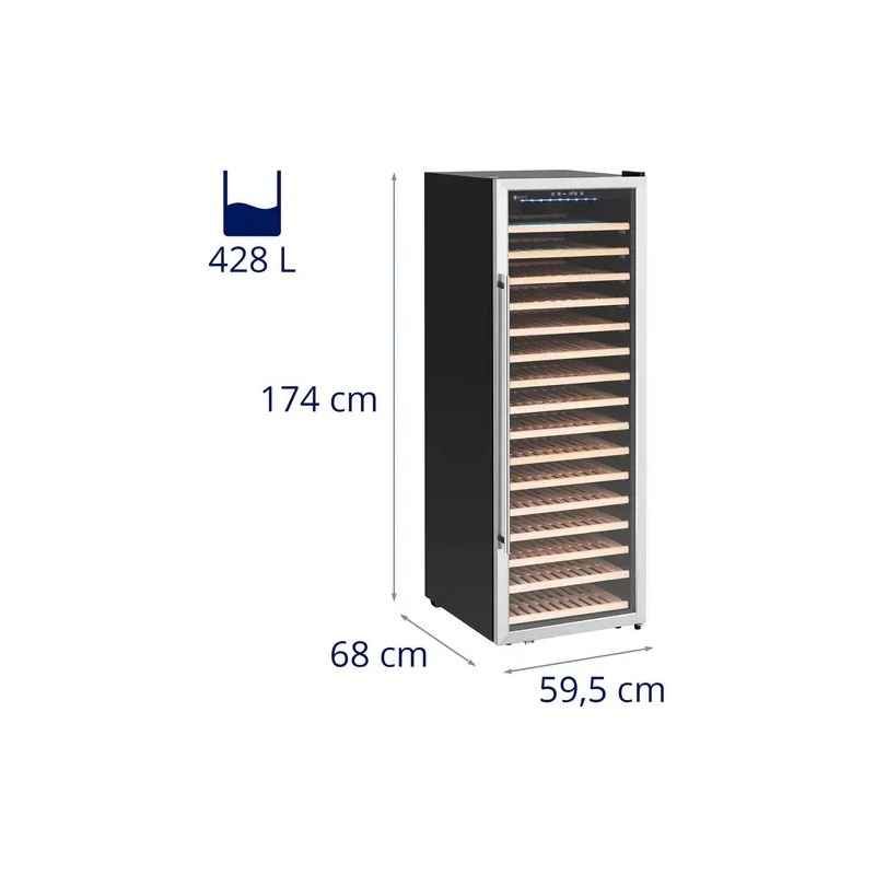 Royal Catering RC-WC428 juomakaappi 428 l, musta
