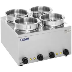 Royal Catering RCBM-4/4R keittostation 4 astiaa 11 l 600 W