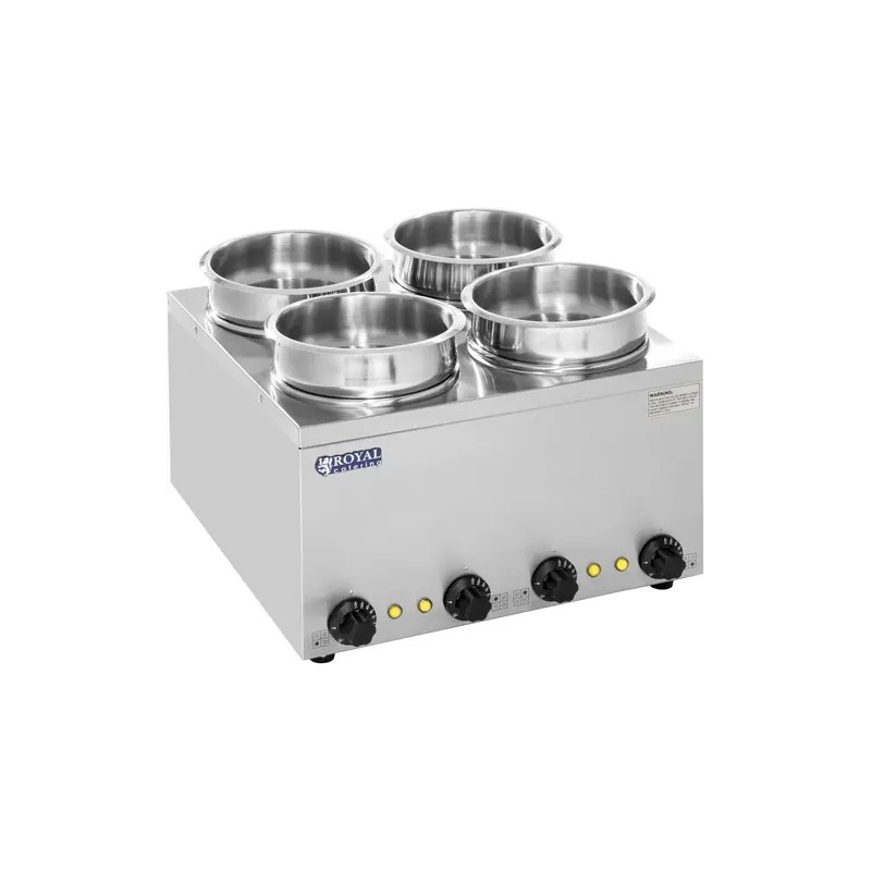 Royal Catering RCBM-4/4R keittostation 4 astiaa 11 l 600 W