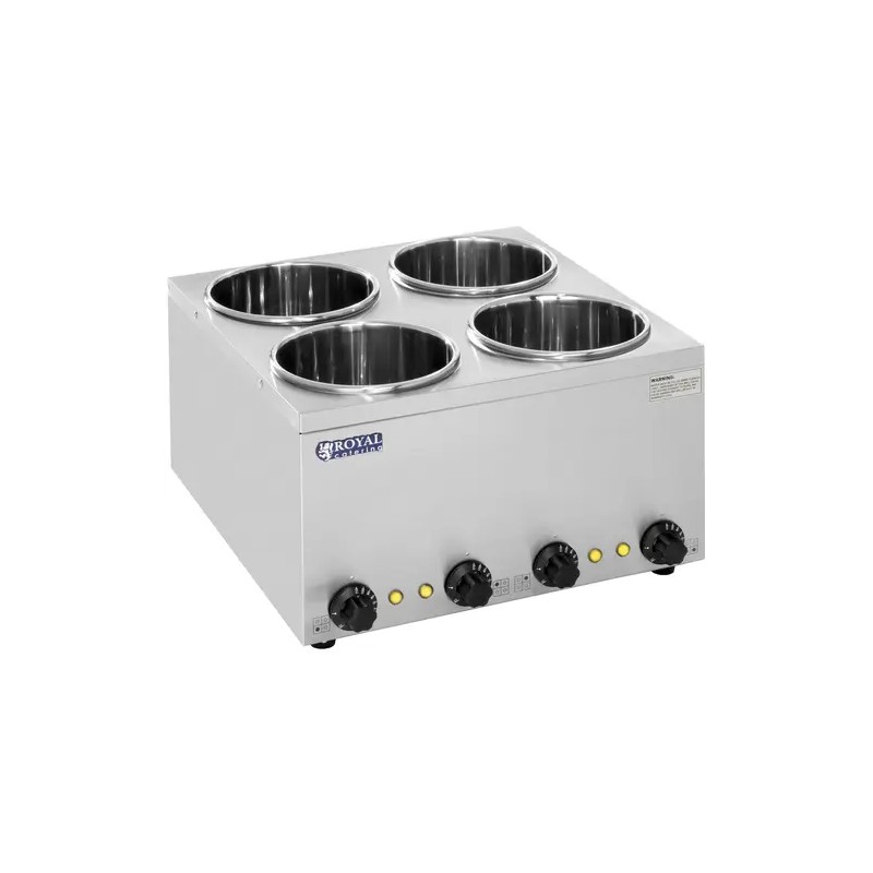 Royal Catering RCBM-4/4R keittostation 4 astiaa 11 l 600 W