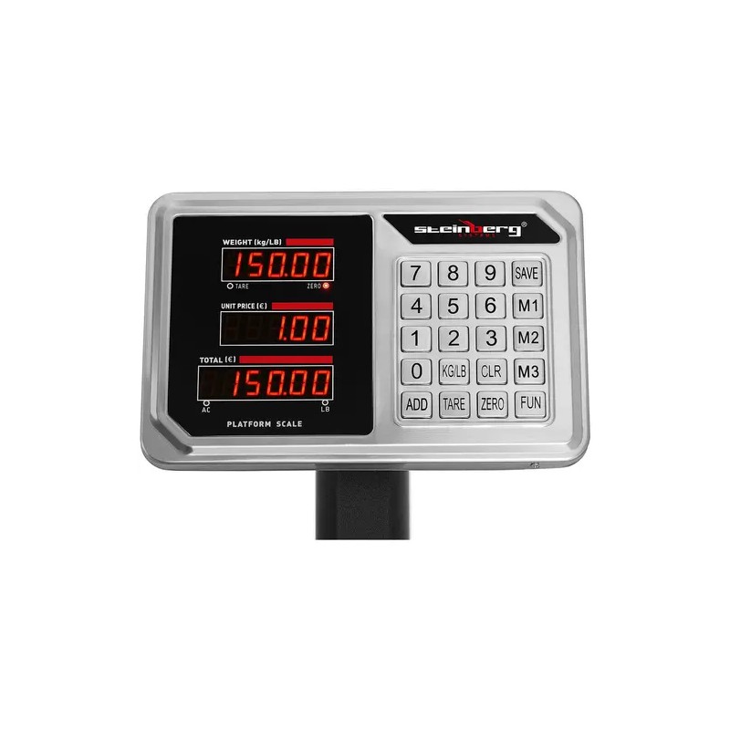 Steinberg Systems SBS-PF-150/20 alustavaaka 150 kg / 0,02 kg 60 x 45 cm LED