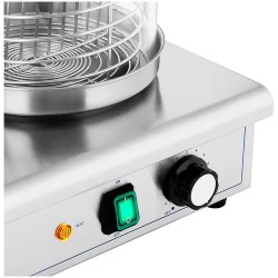 Royal Catering Hot Dog -kone 550 W, 4 lämmityspuikkoa ja 0,7 l nakkiastia