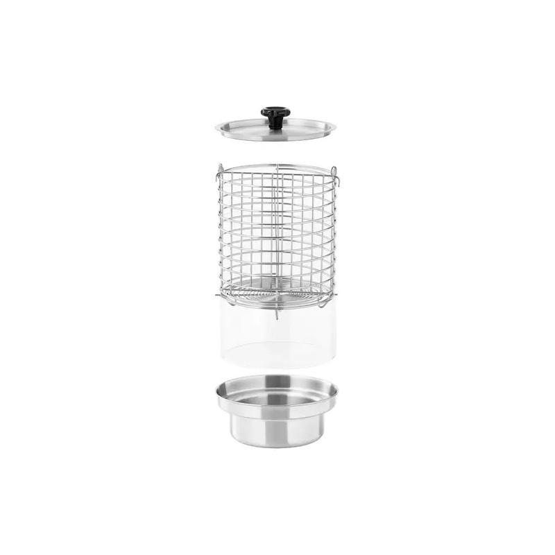Royal Catering Hot Dog -kone 550 W, 4 lämmityspuikkoa ja 0,7 l nakkiastia