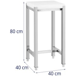 Royal Catering teurastajablokki 40 x 40 cm, työskentelykorkeus 80 cm 12.74 kg