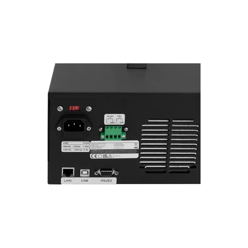Ohjelmoitava elektroninen kuorma 500 W, 0–40 A, LCD-näyttö