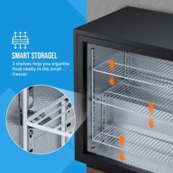 Royal Catering Mini-pakastin 88 l työtasoille