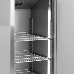 Royal Catering Gastro-kylmäkaappi 454 l ruostumaton teräs lukittava