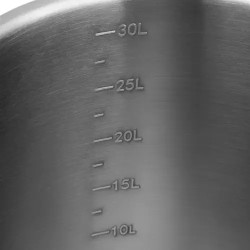 Royal Catering Induktio-keittokattila 33 l Ø 35 cm ruostumaton teräs