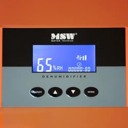 Rakennuskuivain 60 l/24 h, 80 m², 750 m³/h, pyörillä ja kahvalla