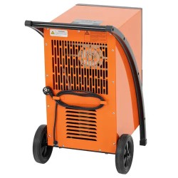 Rakennuskuivain 60 l/24 h, 80 m², 750 m³/h, pyörillä ja kahvalla