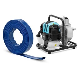 Vesipumppu 1 35 kW 10 m h ja 20 m litteä letku 1