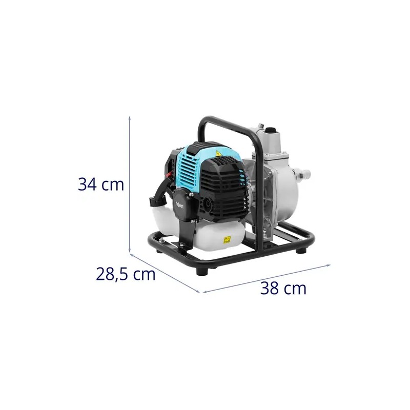 Vesipumppu 1,35 kW 10 m³/h ja 20 m litteä letku 1"