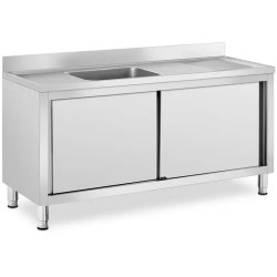 Royal Catering RC IKS02 tiskiallaskaappi ruostumaton teräs 160 x 60 cm