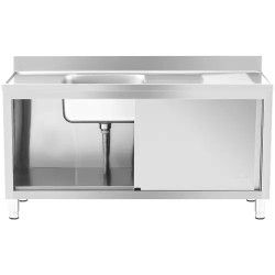 Royal Catering RC-IKS02 tiskiallaskaappi ruostumaton teräs 160 x 60 cm
